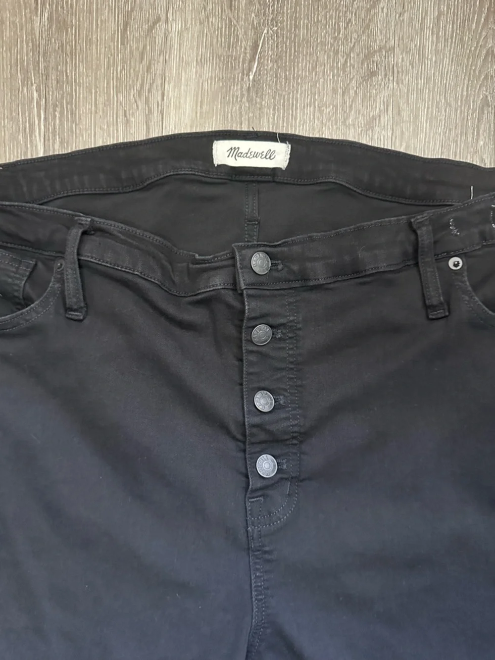 Madewell plus Black Skinny Jeans size 37 - Picture 9 of 9